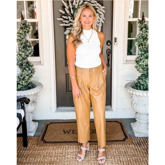 A new day faux leather high rise pants new - Picture 4 of 6